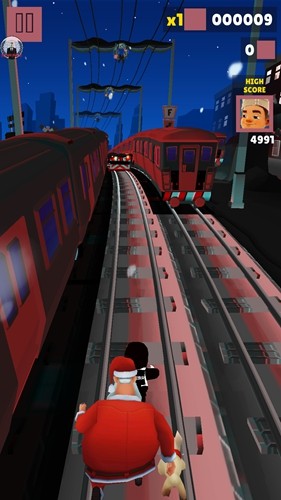 地铁跑酷暗红双旦版本-游戏截图3